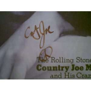  Mcdonald, Country Joe Rolling Stone Magazine 1971 Signed 