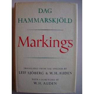 Markings by Dag Hammarskjold ( Hardcover   Feb. 1, 1965)