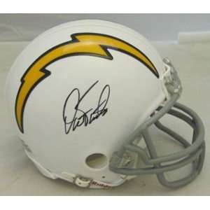 Dan Fouts Autographed/Hand Signed San Diego Chargers Throwback Mini 