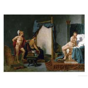 The Painter Apelles, Alexander the Great and Campaspe Giclee Poster 