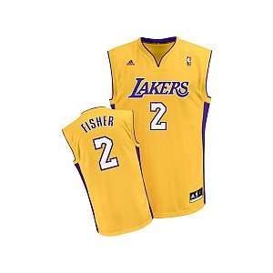Adidas Los Angeles Lakers Derek Fisher New Revolution 30 Replica Home 