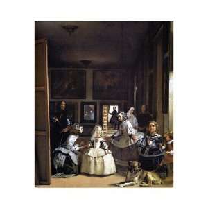  Las Meninas by Diego Velazquez. Size 19 inches width by 