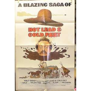   LEAD AND COLD FEET ORIGINAL MOVIE POSTER DON KNOTTS 