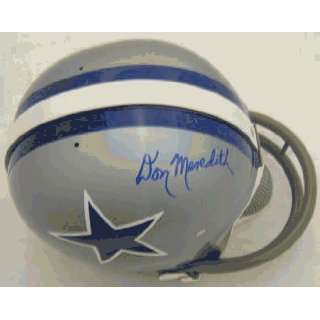  Don Meredith Autographed Helmet   Authentic Sports 