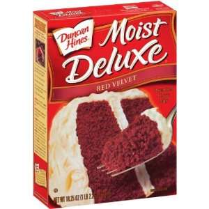 Duncan Hines Cake Mix Moist Deluxe Red Grocery & Gourmet Food