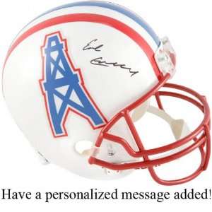 Earl Campbell Houston Oilers Personalized Autographed Replica Helmet