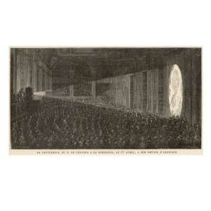  Ferdinand De Lesseps Lectures at the Sorbonne on His Plans 