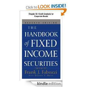   Analysis for Corporate Bonds Frank Fabozzi  Kindle Store