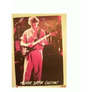 Frank Zappa Poster Red Playing Guitar