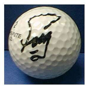 Fuzzy Zoeller Hand Signed Golf Ball