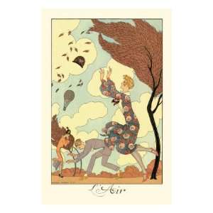   Air Giclee Poster Print by George Barbier, 12x16