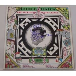 George Clinton R&B Skeletons   Hand Signed Autographed Record Album 