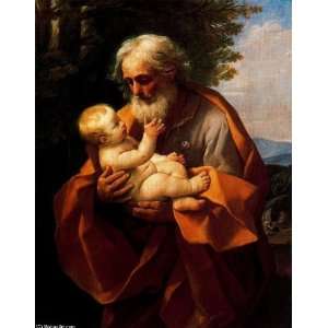 FRAMED oil paintings   Guido Reni   24 x 30 inches   St. Joseph with 