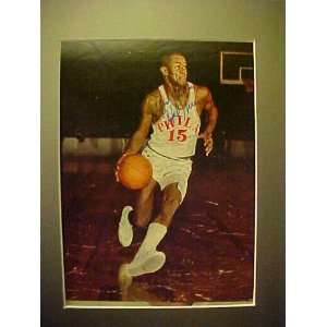 Hal Greer Philadelphia Warriors Autographed 11 X 14 Professionally 