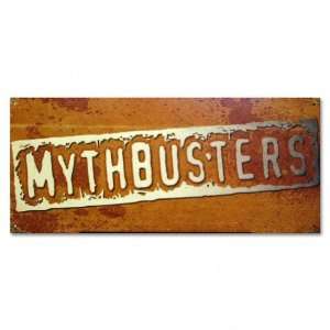  MythBusters Logo Metal Sign 