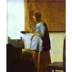  Hand Made Oil Reproduction   Jan Vermeer   32 x 38 inches 