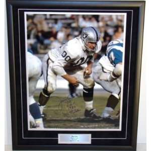Signed Jim Otto Picture   Framed 16X20 TRISTAR   Autographed NFL 