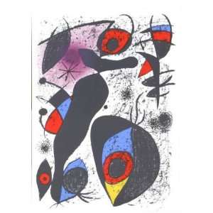  XXieme siecle  Untitled by Joan Miro. Size 17.00 X 11.00 