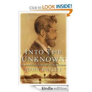 Into The Unknown John Bailey  Kindle Store