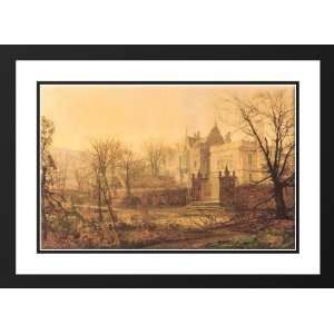 Grimshaw, John Atkinson 40x28 Framed and Double Matted Knostrop Hall 
