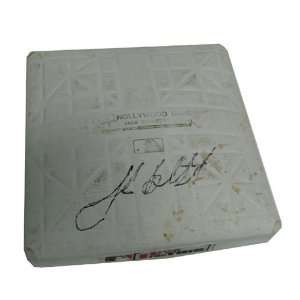 Josh Beckett Autographed Game Used 2007 ALCS Game 1 Base
