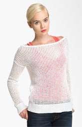 New Markdown James Perse Mesh Knit Boatneck Sweater Was $195.00 Now 