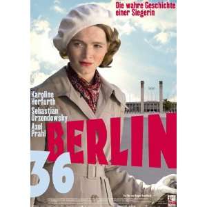 Berlin 36 Poster German 27x40 Karoline Herfurth Sebastian Urzendowsky 