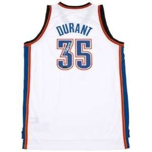 Kevin Durant Autographed Uniform   White PANINI   Autographed NBA 