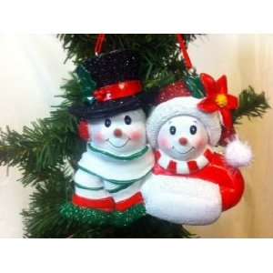  Snowman Couple Ornament 