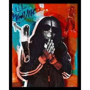 Lil Wayne Hands Together, 16 x 20 Poster Print, Framed, Special 
