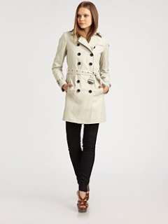 Burberry Brit   Belted Trenchcoat