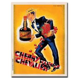  Cherry Maurice Chevalier By Roger De Valerio  24 X 32 