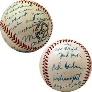 Mel Allen & Red Barber Autographed Baseball