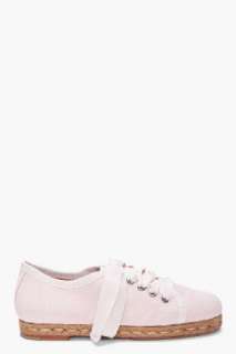 Lanvin Light Pink Espadrille Sneakers for women  