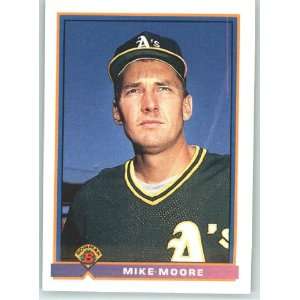  1991 Bowman #212 Mike Moore   Oakland Athletics (Baseball 