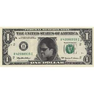 MIKE PIAZZA   CHOICE UNCIRCULATED   FEDERAL RESERVE ONE DOLLAR BILL