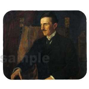 Nikola Tesla Portrait Mouse Pad