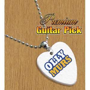  Olly Murs Chain / Necklace Bass Guitar Pick Both Sides 
