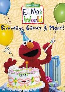 Elmos World   Birthdays, Games More DVD, 2002 074645405797  