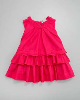 Orchid Popotte Tiered Dress, Sizes 2T 4T
