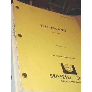  THE ISLAND ORGINAL 1979 FILM SCRIPT Peter Benchley Books