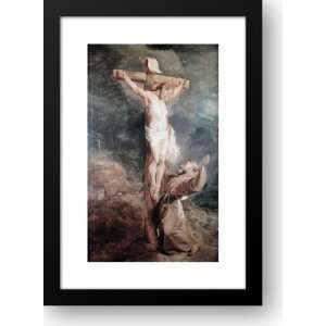  Saint Francis Before The Crucified Christ 18x24 Framed Art 