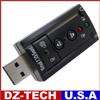PC USB 3D External Sound Card 7.1 Channel Audio Ad