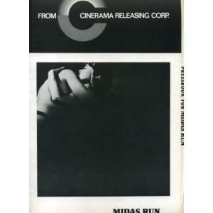  Midas Run Vintage 1969 Pressbook with Richard Crenna, Fred 