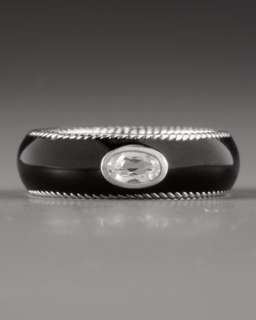 Black Sterling Silver Ring  
