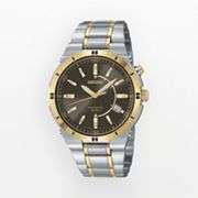 Seiko Kinetic Stainless Steel Two Tone Watch