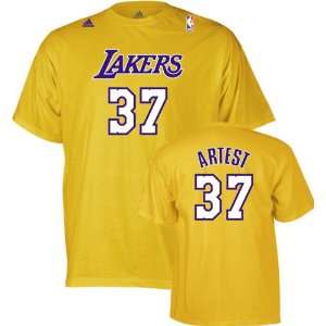 Ron Artest adidas Name and Number Los Angeles Lakers T Shirt