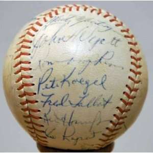 Satchel Paige Signed Baseball   1965 Team 35