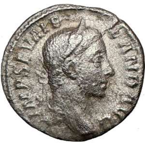 SEVERUS ALEXANDER 222AD Silver Authentic Ancient Roman Coin VICTORY