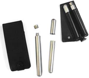   CIGAR HOLDER COMBO hip stainless steel pouch novelty flasks NEW  